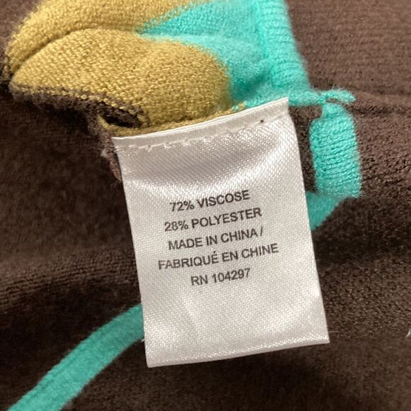 Milly of New York zig zag cardigan sweater size Small - Picture 5 of 7